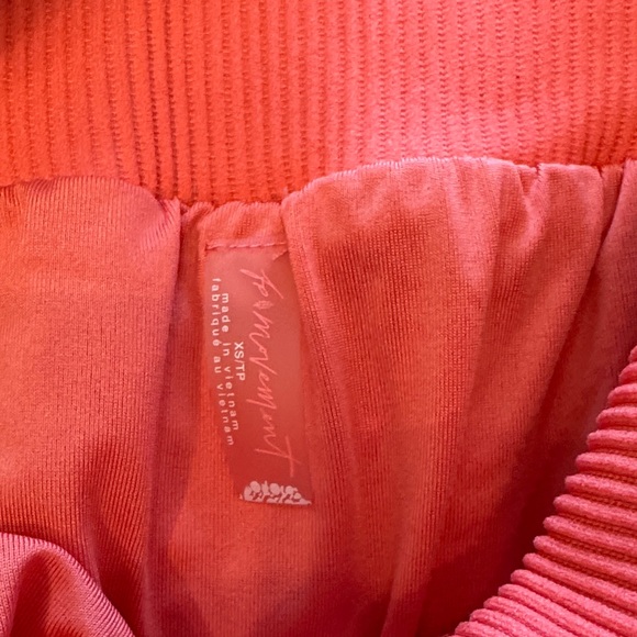 FP Movement by Free People Coral Get Your Flirt On Shorts - Picture 3 of 3